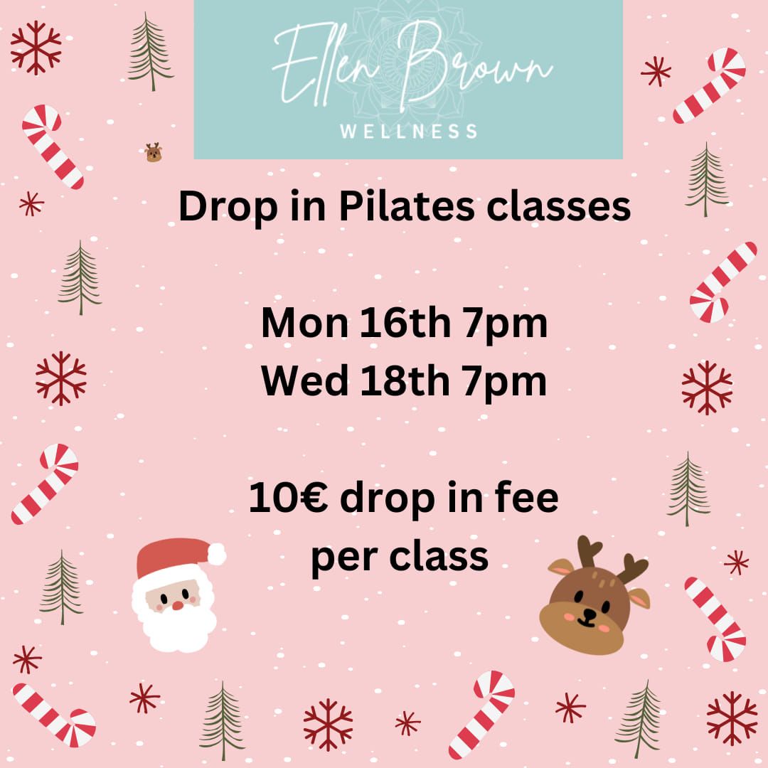 Drop in classes for the run up to Christmas!