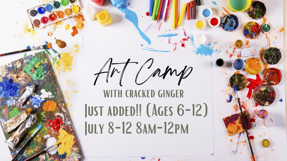Art Camp JUST ADDED!!