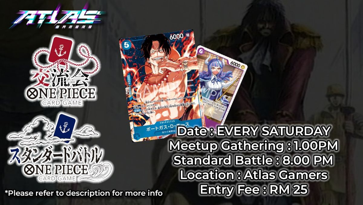 Atlas Gamers One Piece TCG Weekly Tournament