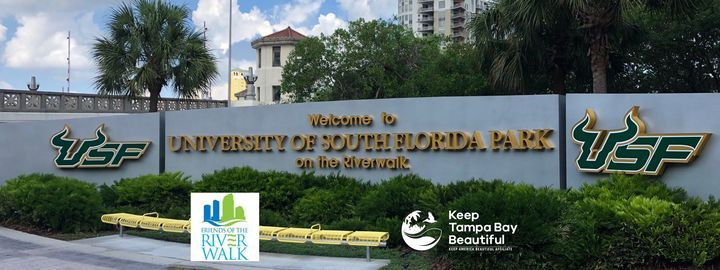 Tampa Riverwalk Cleanup with Keep Tampa Bay Beautiful