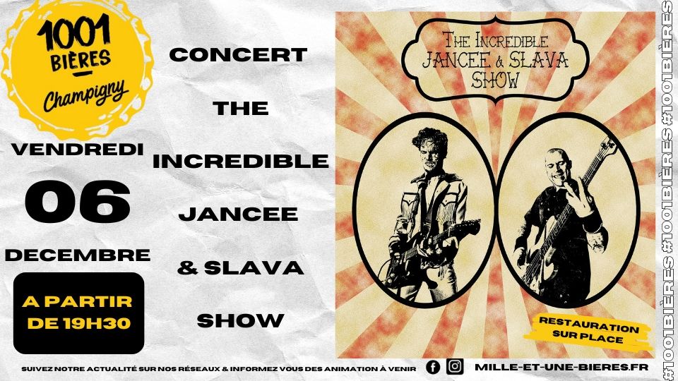 Concert de The Incredible Jancee & Slava Show