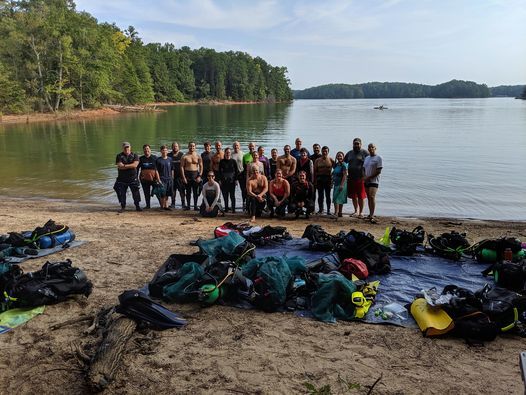 Lake Lanier Dive Cleanup with SeaVentures