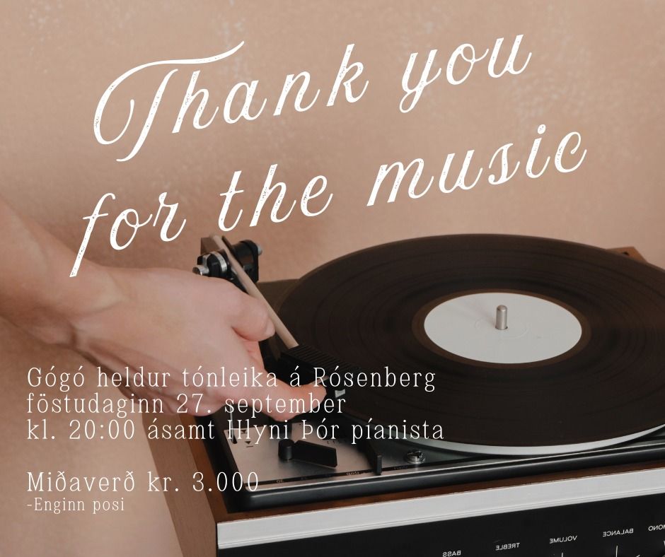 Thank you for the music