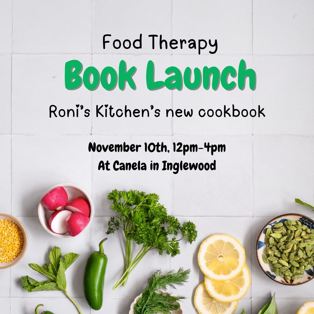 Book Launch & Pop-up: Roni's Kitchen at Canela