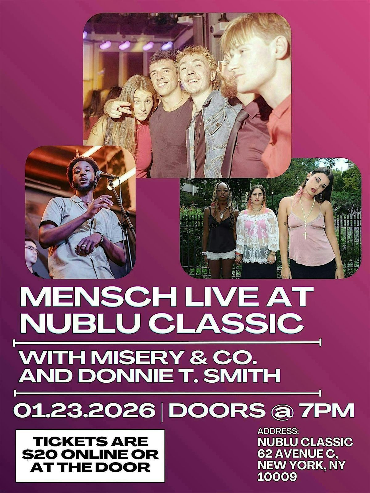 Mensch Live @ Nublu Classic