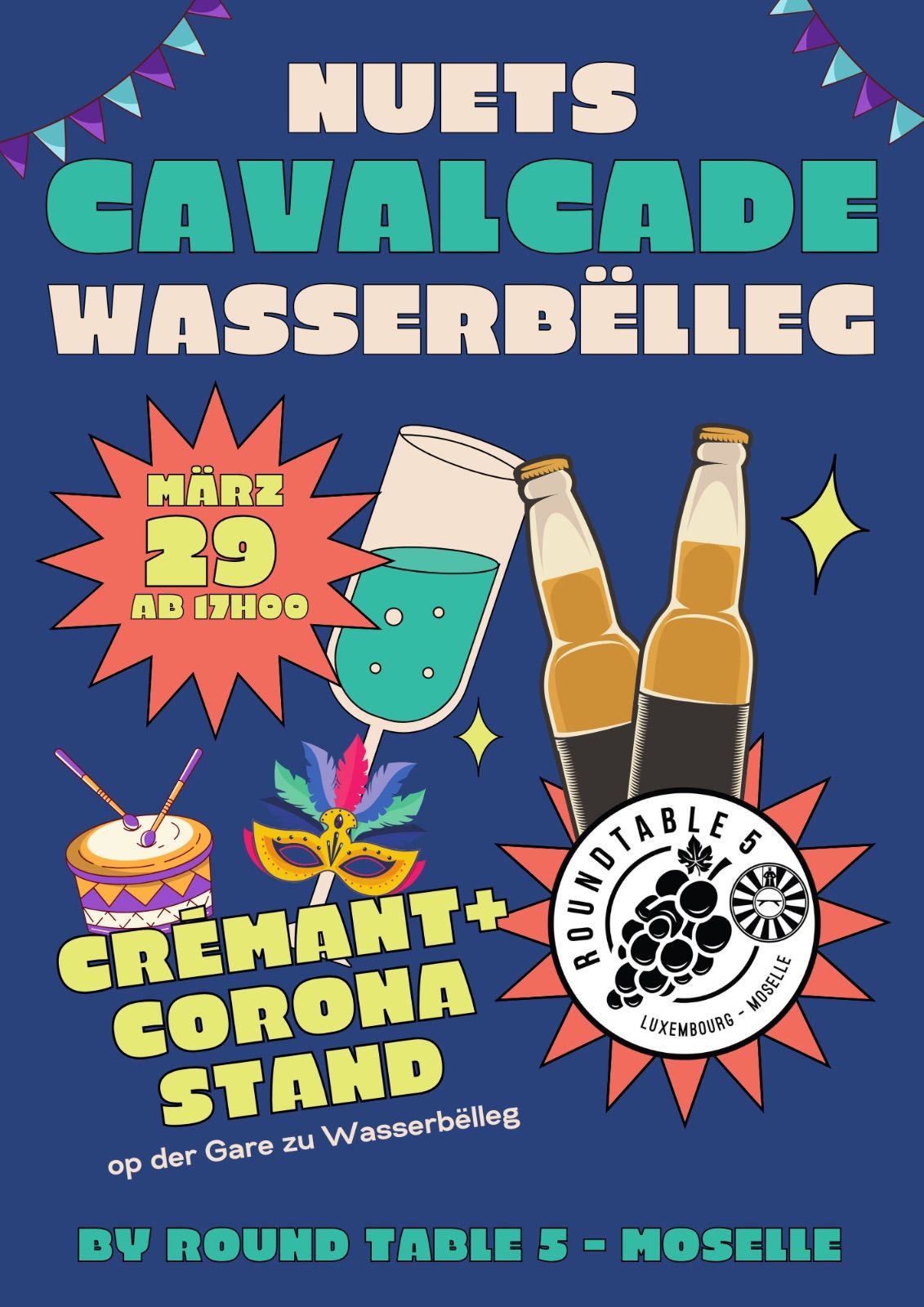 Cr\u00e9mant a Corona Stand - Wasserb\u00eblleg Cavalcade