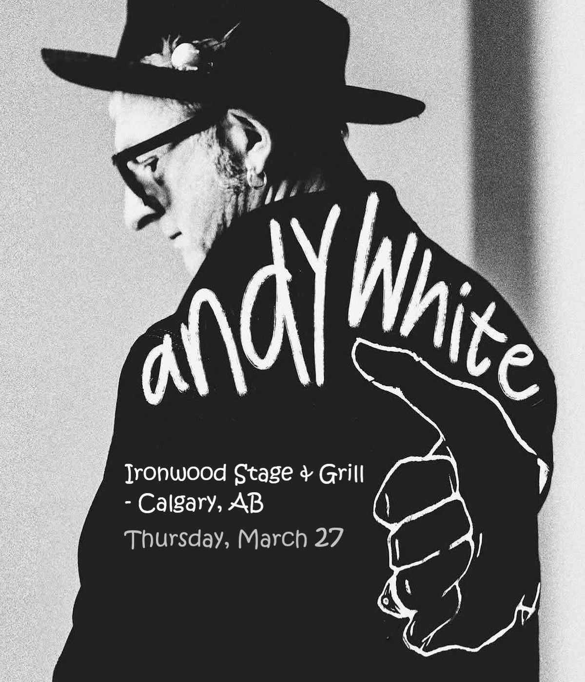 ANDY WHITE - Belfast Troubadour in Calgary