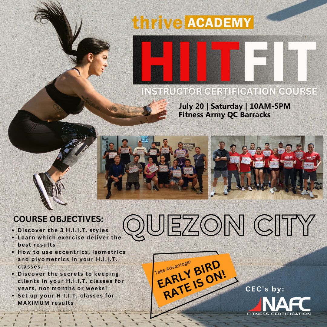 HIIT Fit Instructor Certification Course