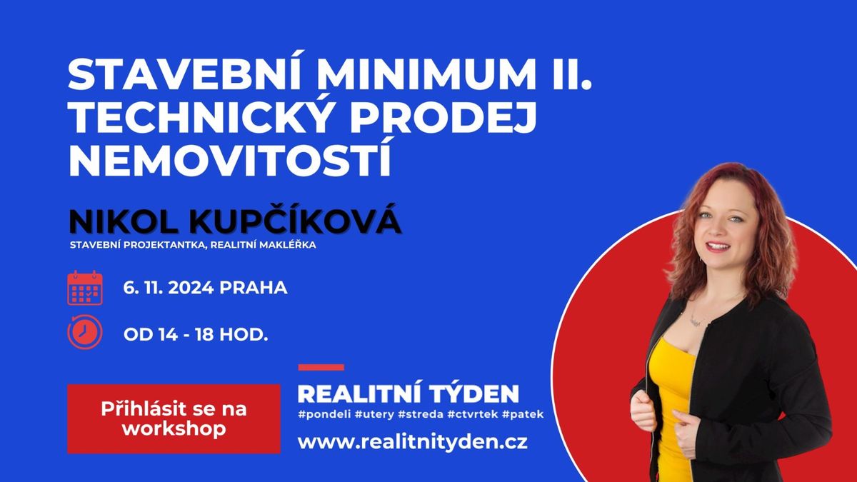 STAVEBN\u00cd MINIMUM II., TECHNICK\u00dd PRODEJ NEMOVITOST\u00cd