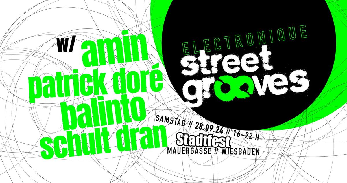 ELECTRONIQUE Street-Grooves \/\/ Wiesbaden Stadtfest (Mauergasse)