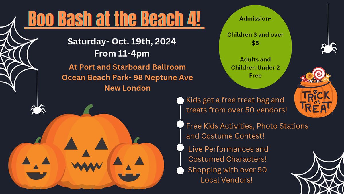 4th Annual Boo Bash at the Beach!