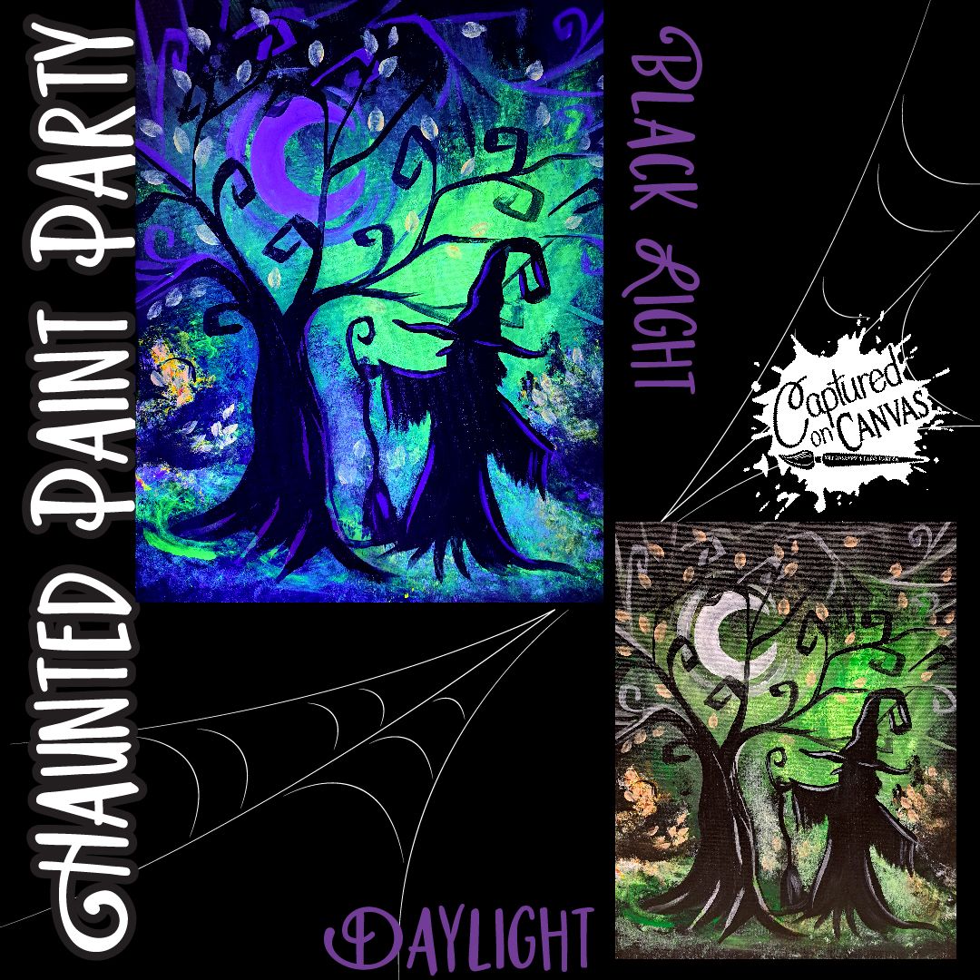 Witch Forest Glow Paint Party!