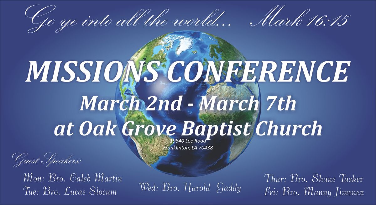 Missions Conference 2025