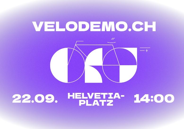 Velodemo am World Car Free Day