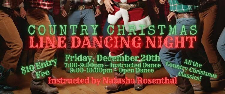 Country Christmas Line Dancing Night