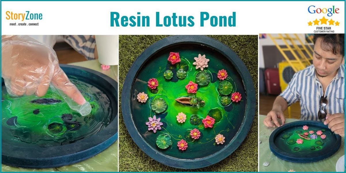 Resin Lotus Pond