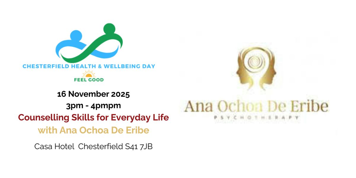 Workshop: Counselling Skills for Everyday Life  3pm