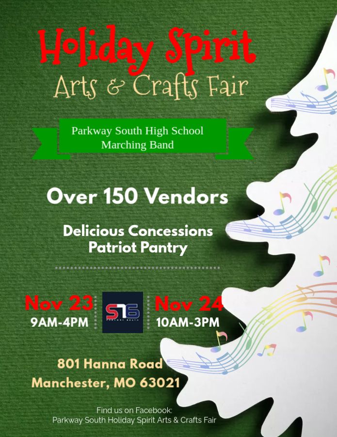 38th Annual Parkway South Holiday Spirit Arts & Crafts Fair