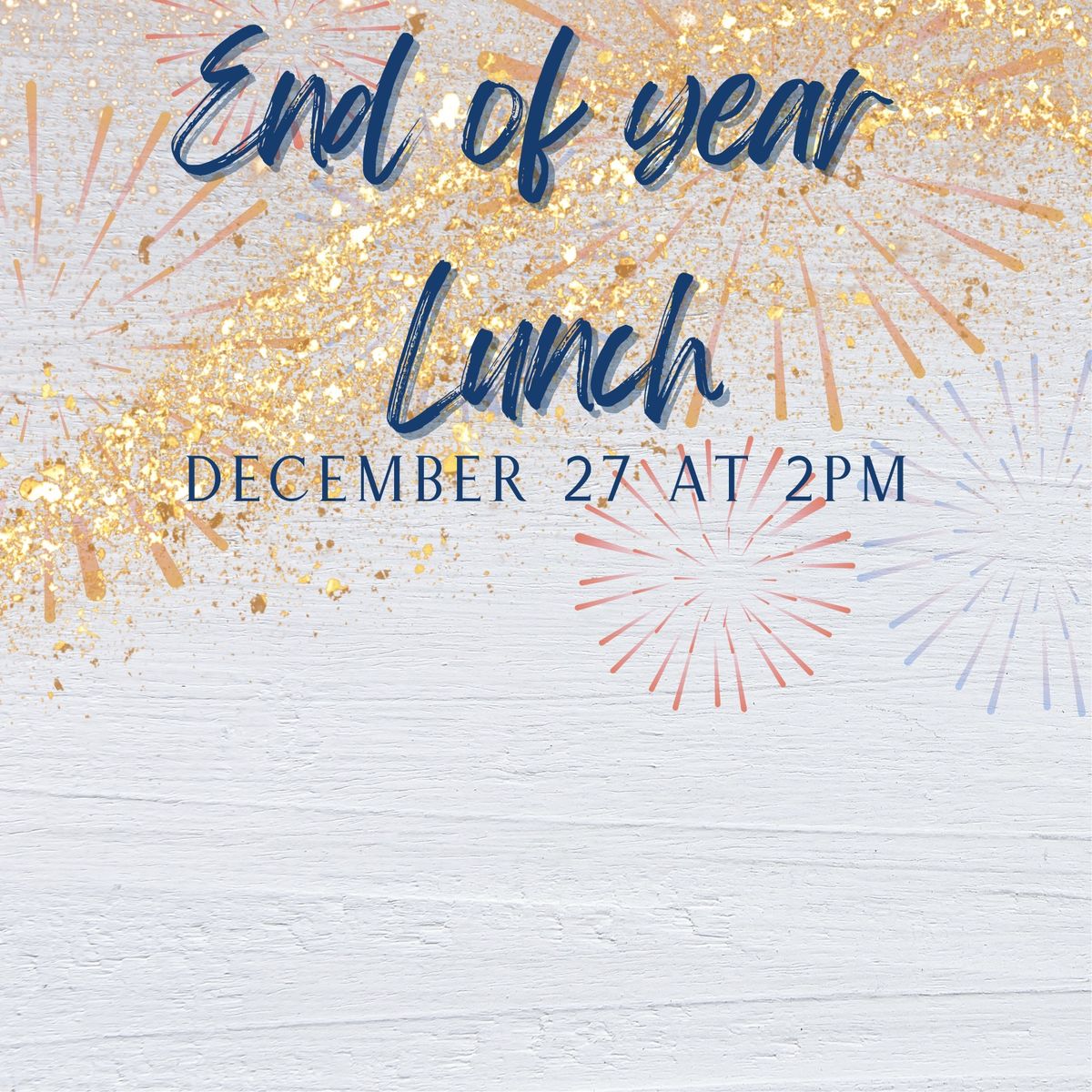 End-of-Year Lunch & Exclusive Tour! 