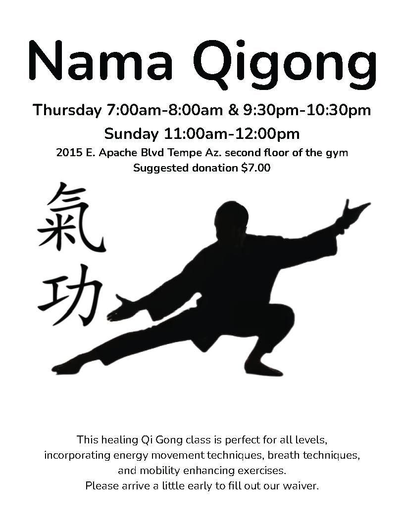 NAMA QiGong- Free weekly Qigong Tempe (Sunday)