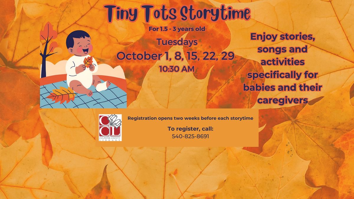 Tiny Tots Storytime