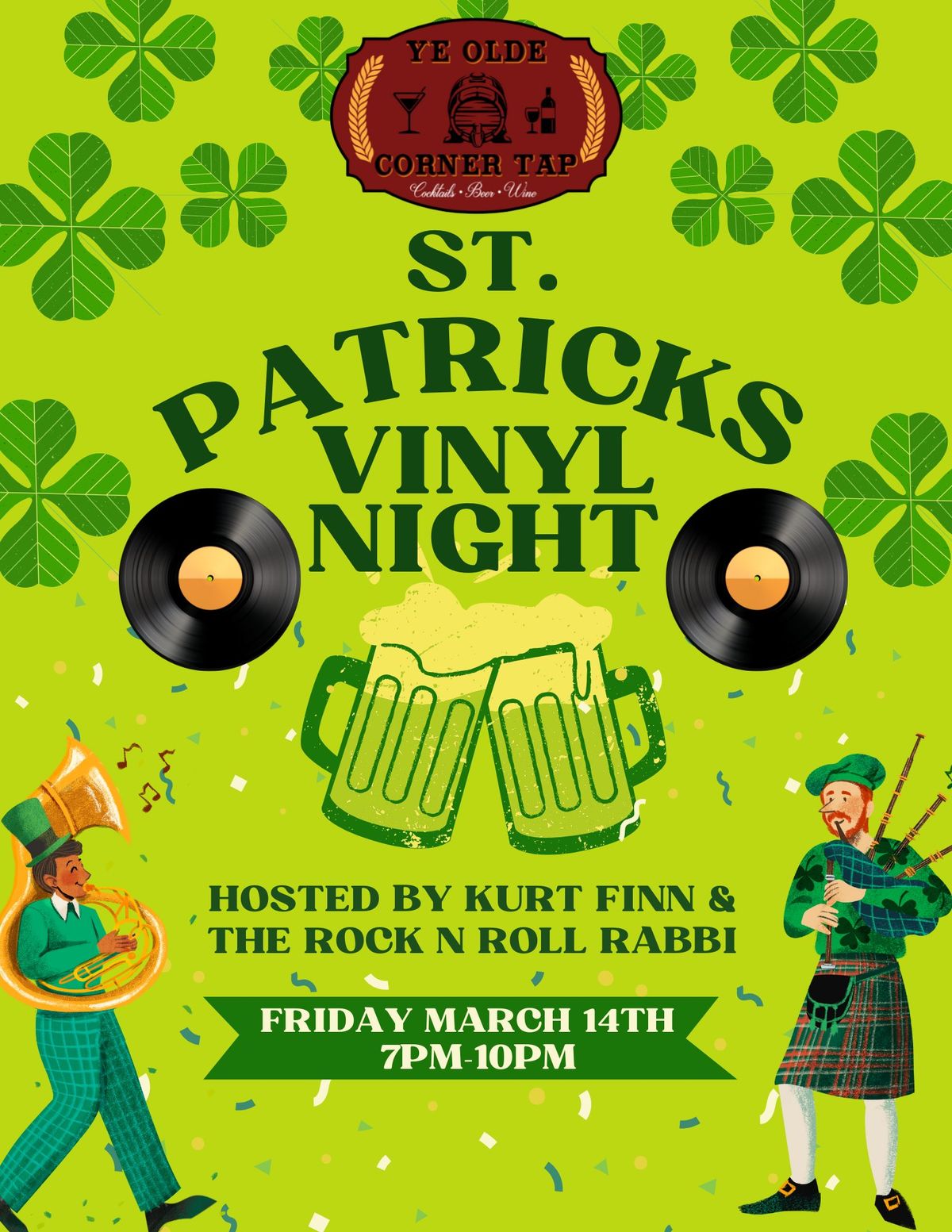 St. Patrick's Vinyl Night!