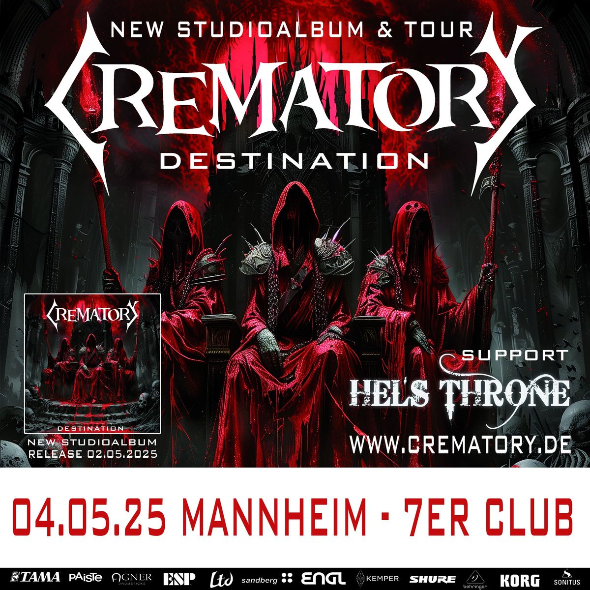 CREMATORY live im 7er Mannheim