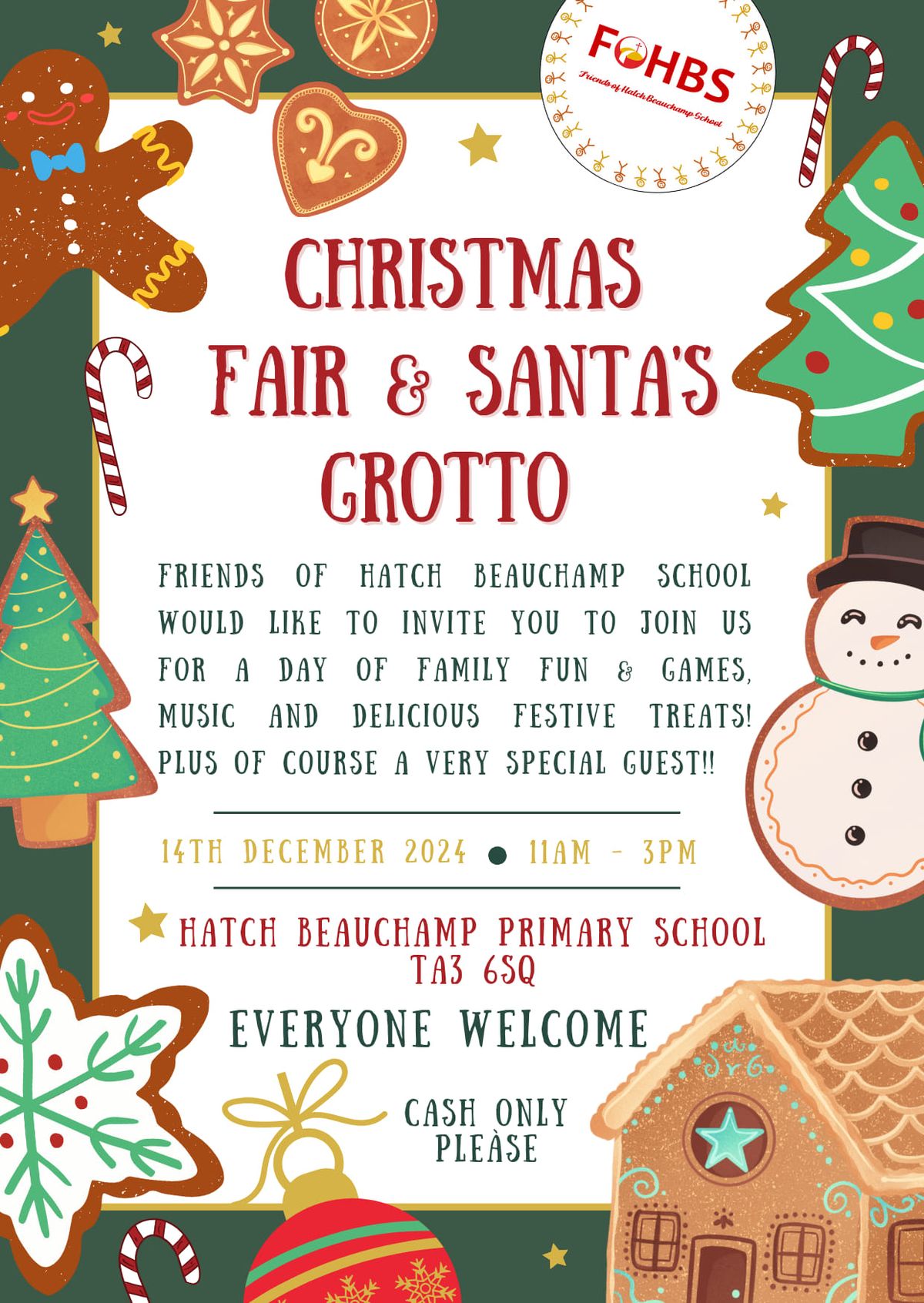 FOHBS Christmas Fair & Santa's Grotto \ud83c\udf85\ud83c\udffb\ud83c\udf84\ud83c\udf1f\u2603\ufe0f\ud83c\udf81\ud83d\udd14