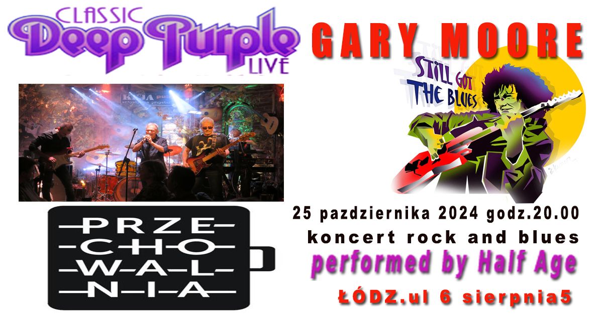 koncert rock&blues tribute Gary Moore&Deep Purple