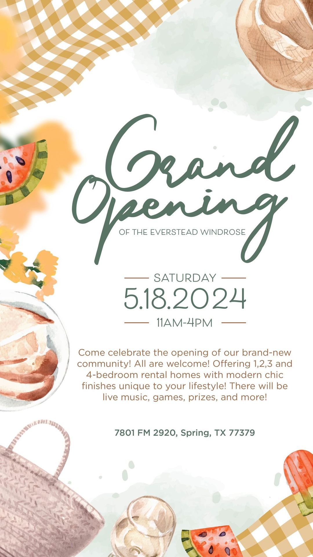 Grand Opening of The Everstead Windrose