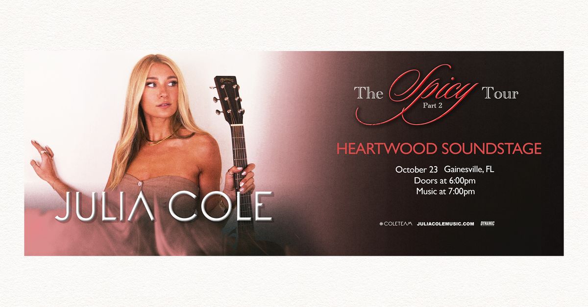 Julia Cole @ Heartwood Soundstage | Gainesville, FL