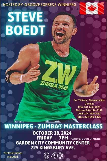 Zumba Masterclass with Steve Boedt 