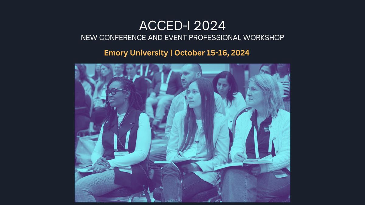 New Conference & Event Professional Workshop - Emory University | Atlanta, GA