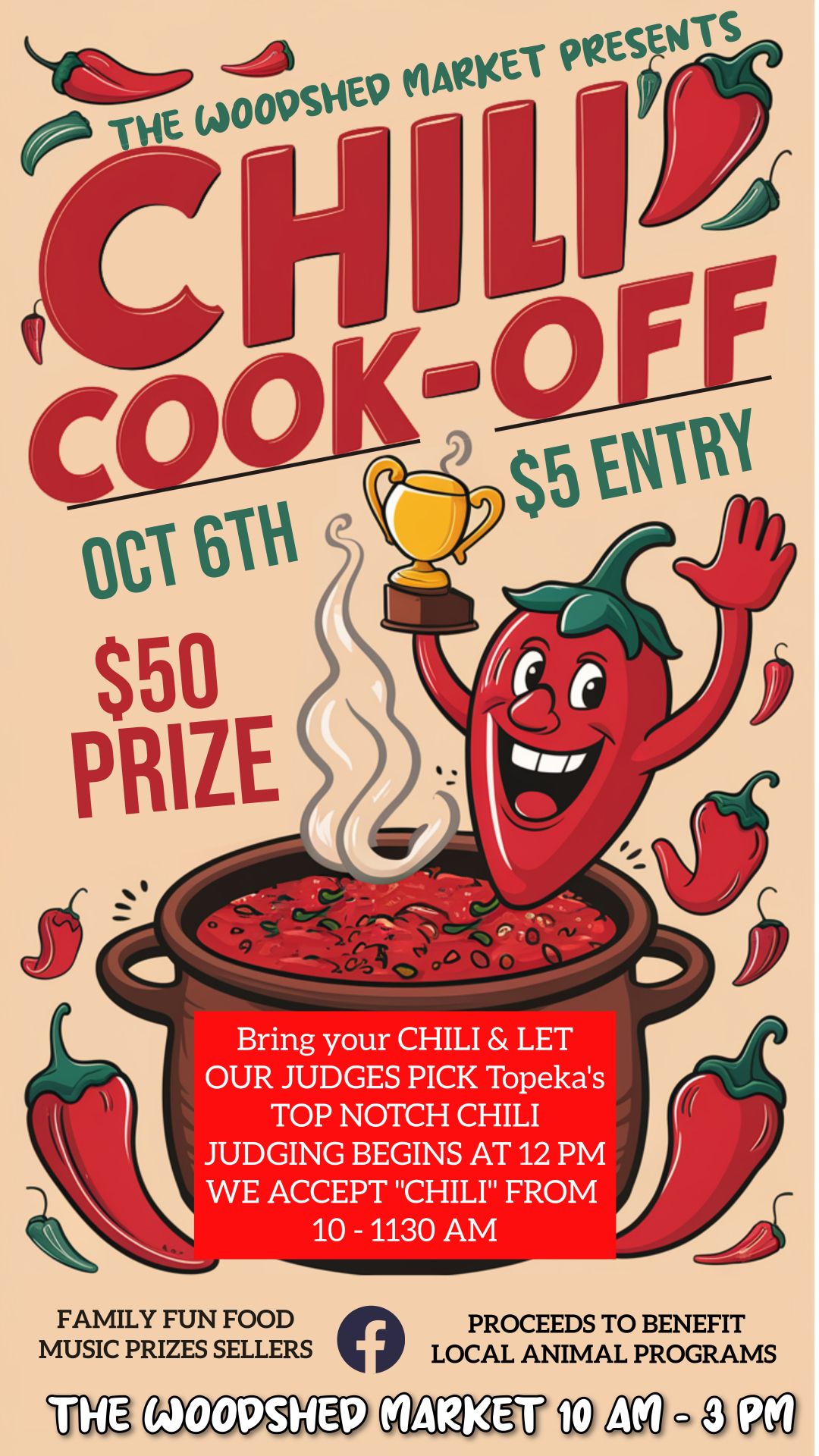 THE WOODSHED MARKET - CHILI COOK OFF