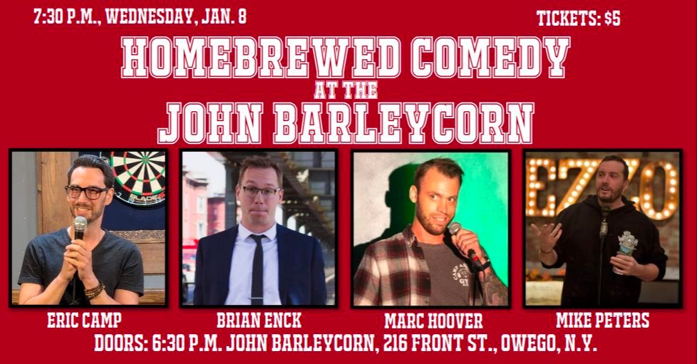 Homebrewed Comedy at the John Barleycorn Tavern