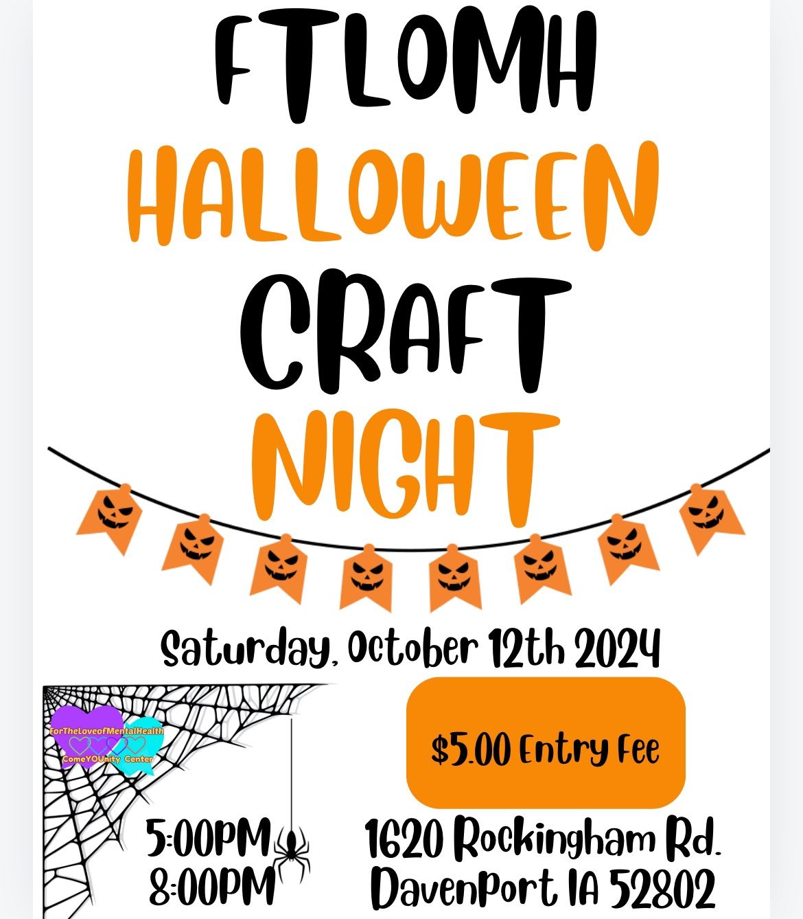 FTLOMH Halloween Craft Night