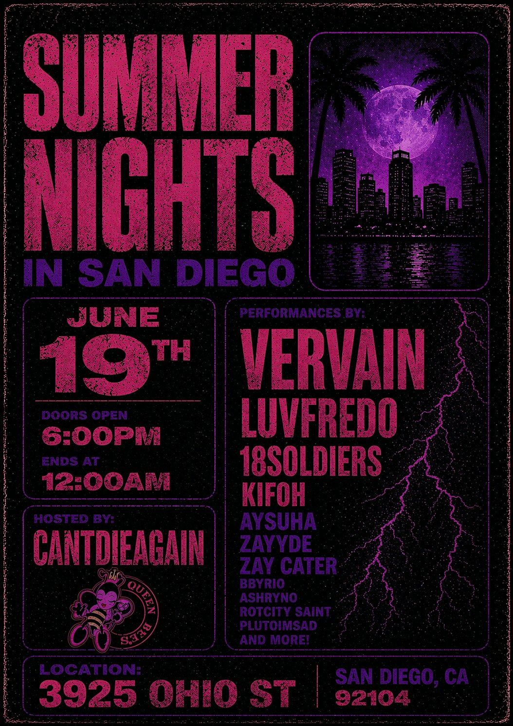 SUMMER NIGHTS IN SAN DIEGO