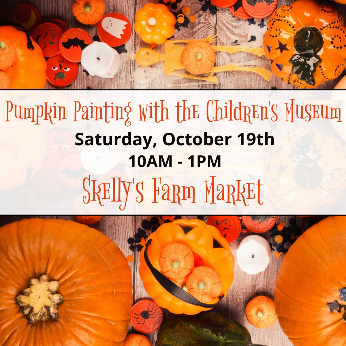 Pumpkin Painting with the Children's Museum