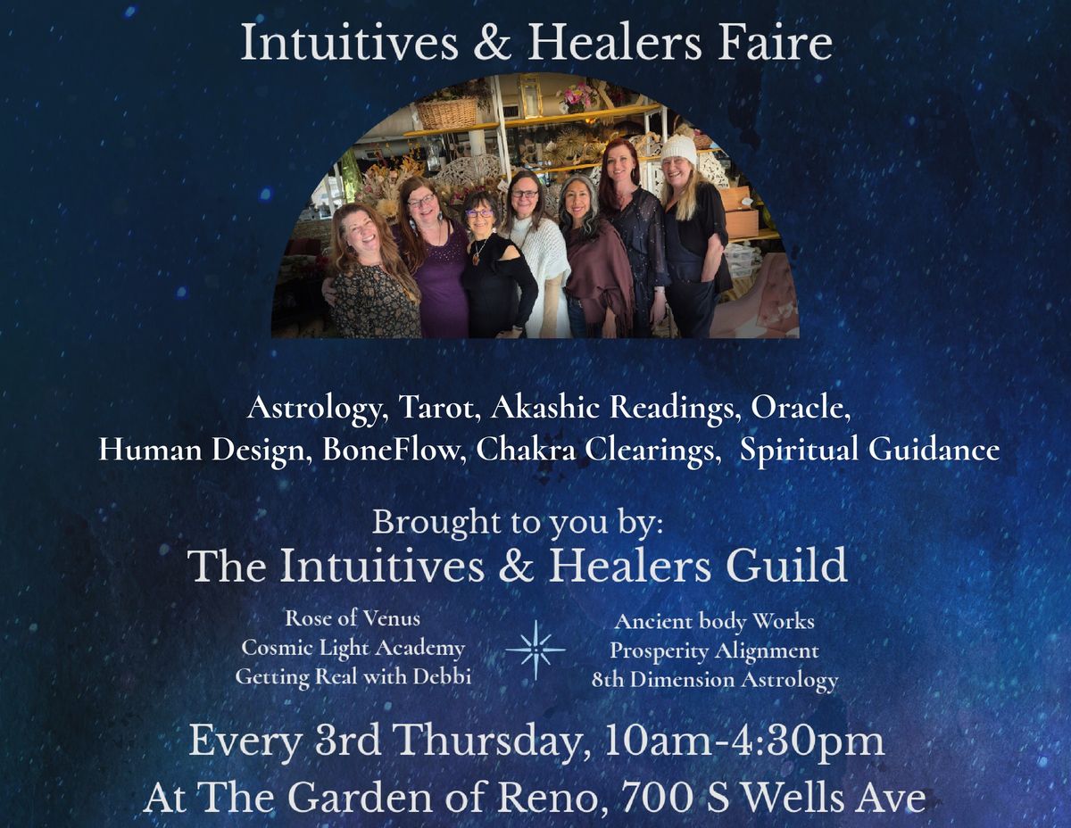 Intuitive  Readings + Healing Fair