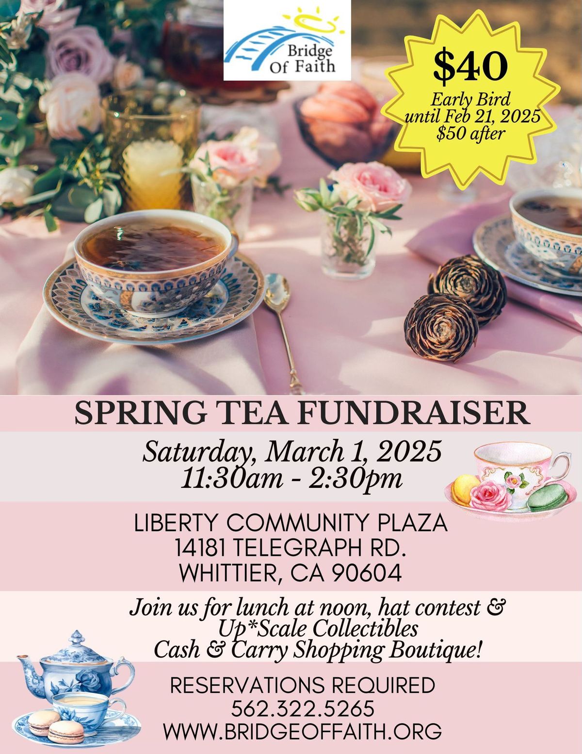 Spring Tea Fundraiser