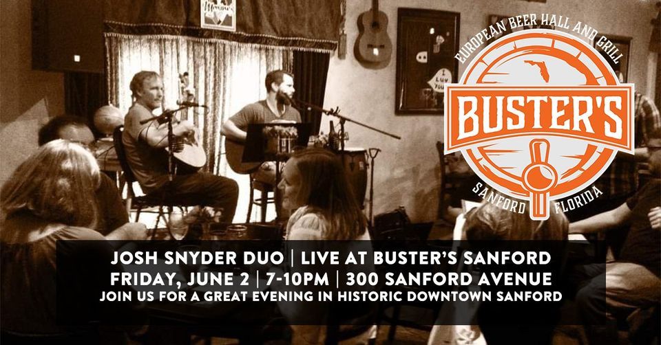 Josh Snyder and Tim Turner Live at Busters Sanford, Buster's Bistro