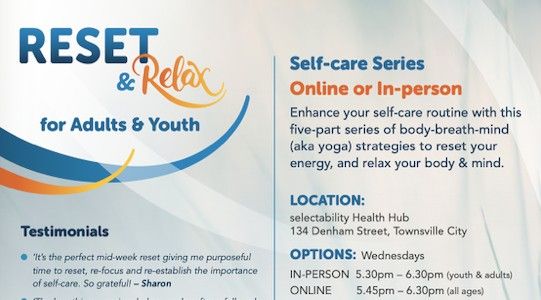 RESET & Relax for Adults & Youth