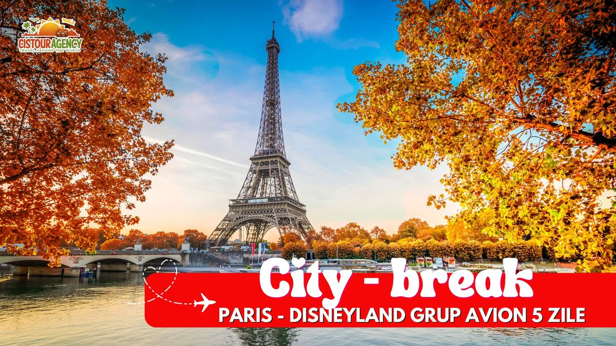 CITY BREAK PARIS - DISNEYLAND GRUP AVION 5 ZILE