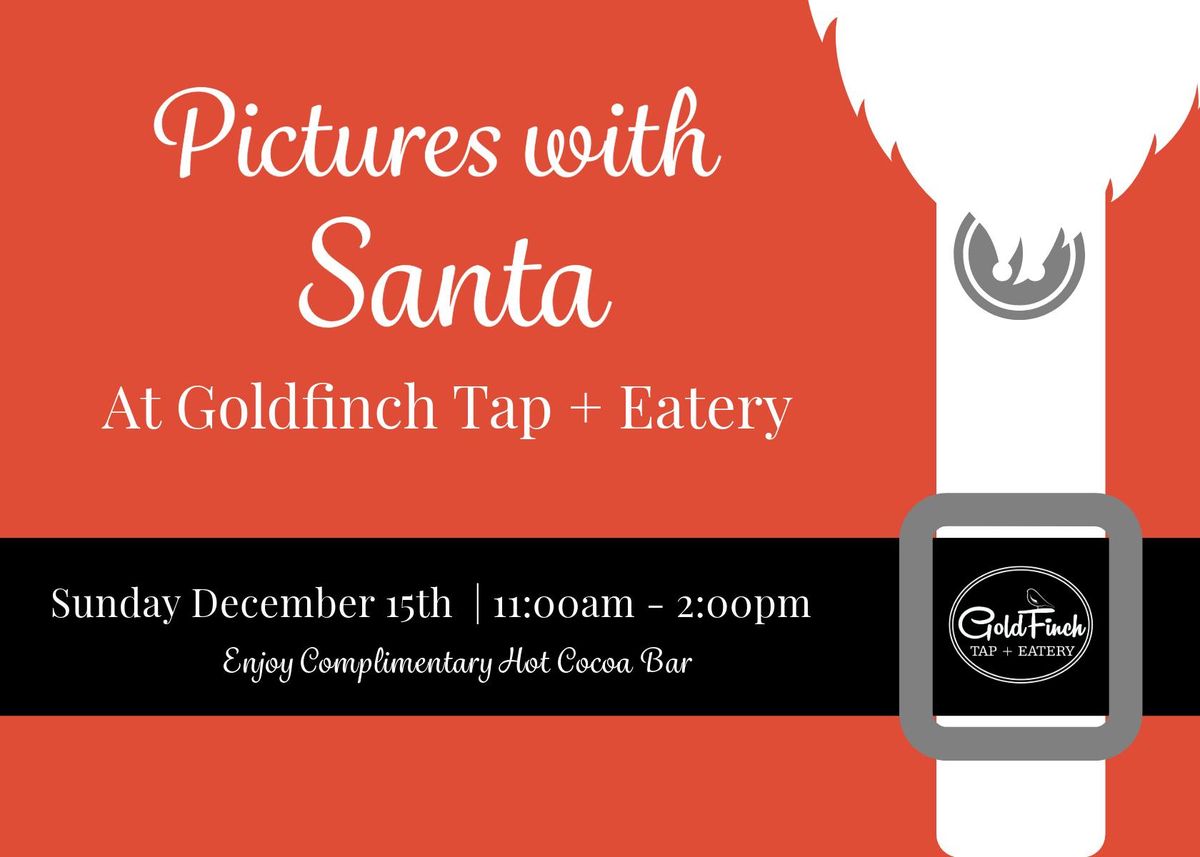 Pictures with Santa at Goldfinch Tap + Eatery