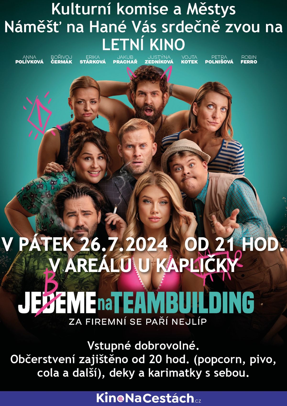 Letn\u00ed kino - Jedeme na teambuilding