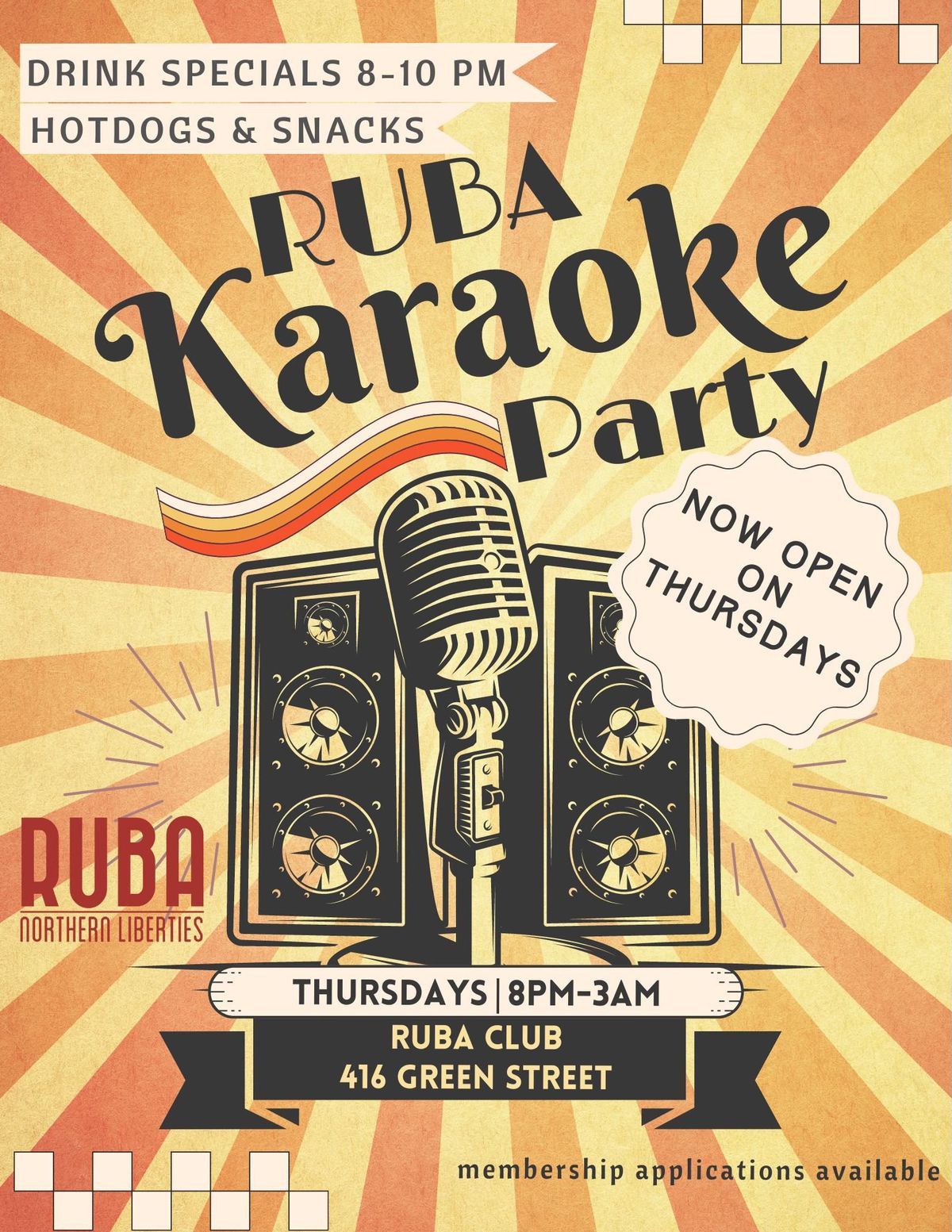 Karaoke Thursdays at RUBA