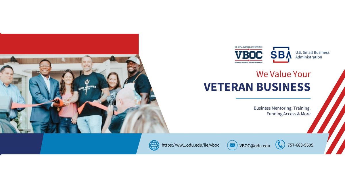 National Veterans Small Business Week Celebration