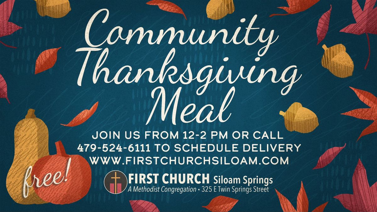 Community Thanksgiving Meal