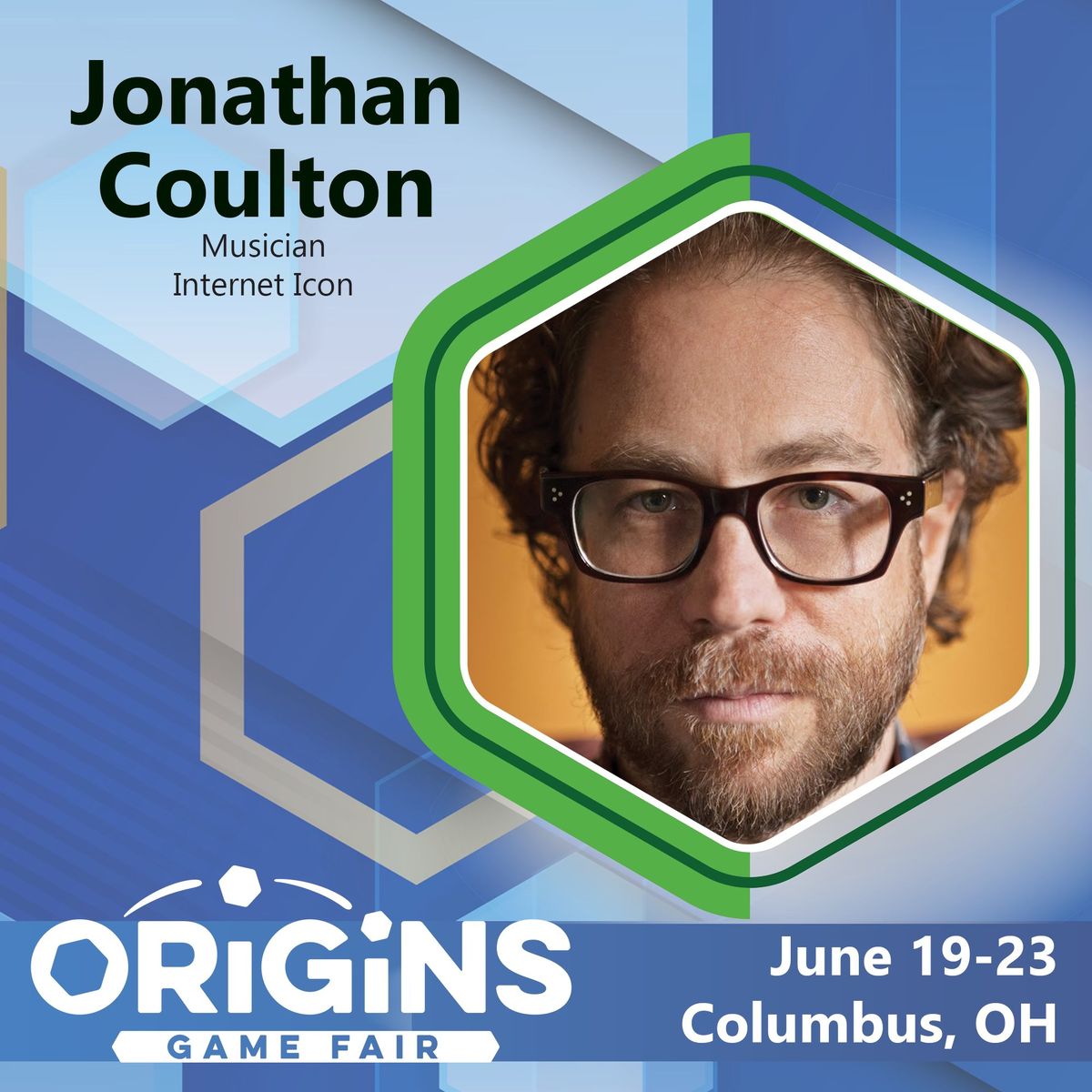 Jonathan Coulton at Origins Game Fair 2024