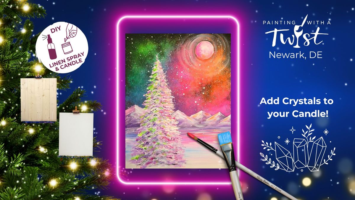 Paint & Sip: Glowing Winter Galaxy